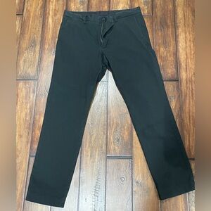 Polo by Ralph Lauren Men's Black Khakis Stretch Slim Fit